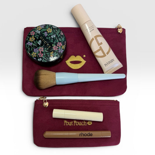 Shiraz Medium + Mini Pout Pouch Set
