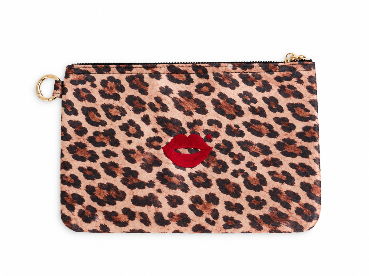 Medium Leopard Lipstick Pouch - In the Wild | Limited Edition