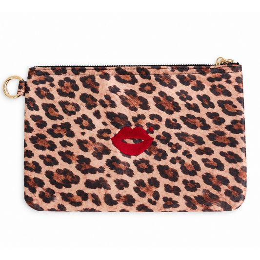 Medium Leopard Lipstick Pouch - In the Wild | Limited Edition