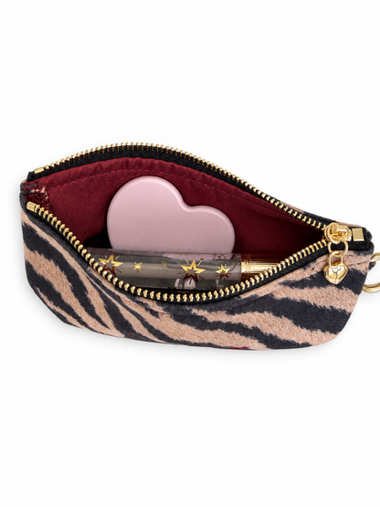 Mini Zebra Lipstick Pouch - In the Wild | Limited Edition