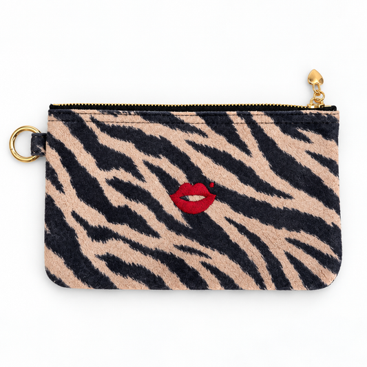Small Zebra Lipstick Pouch - In the Wild | Limited Edition