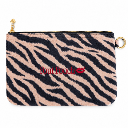 Medium Zebra Lipstick Pouch -  In the Wild | Limited Edition