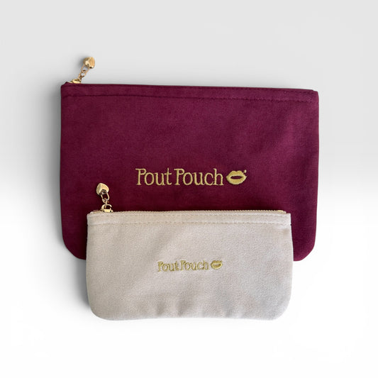 Shiraz Medium + Champagne Mini Pout Pouch Set