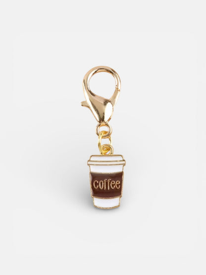 Coffee cup zipper charm accessory for Pout Pouch