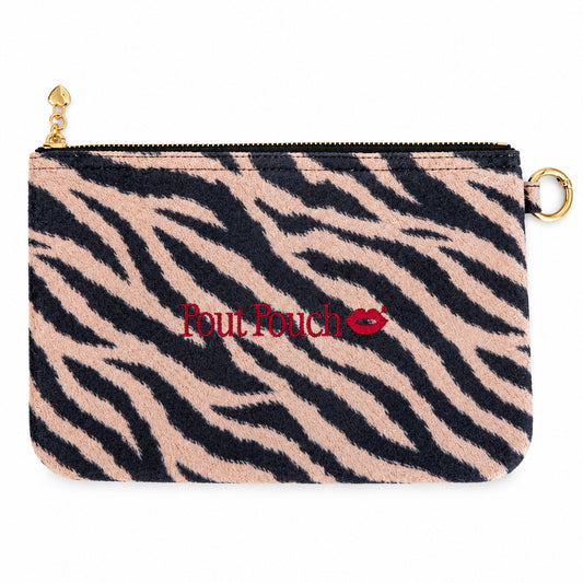 Medium Zebra Lipstick Pouch -  In the Wild | Limited Edition