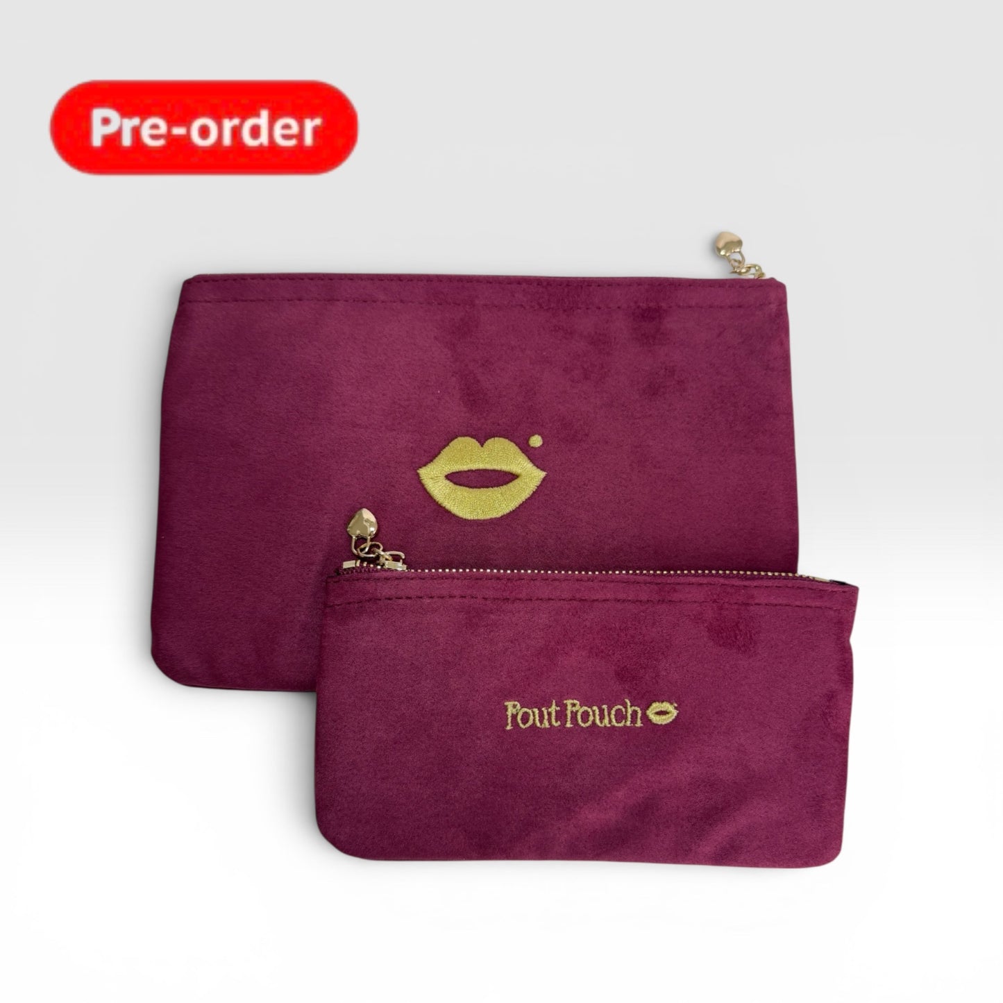 PRE-ORDER Shiraz Medium + Mini Pout Pouch Set