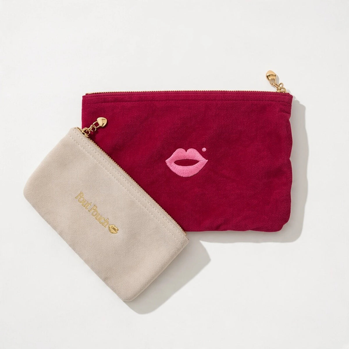 Cherry Red Medium + Champagne Mini Set