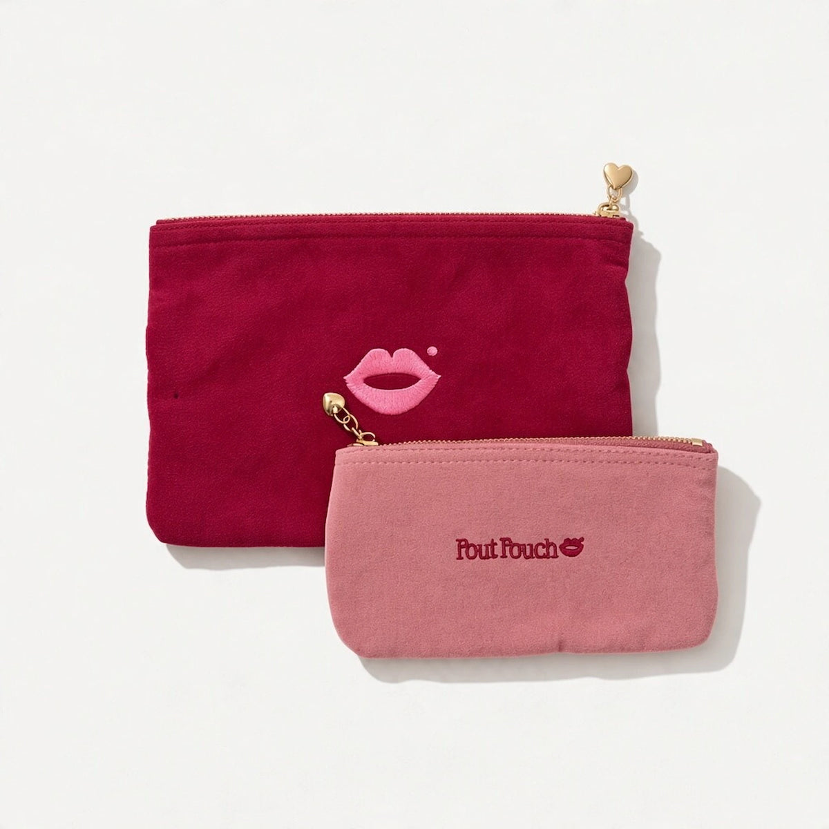 Cherry Red Medium + Dusty Pink Mini Set