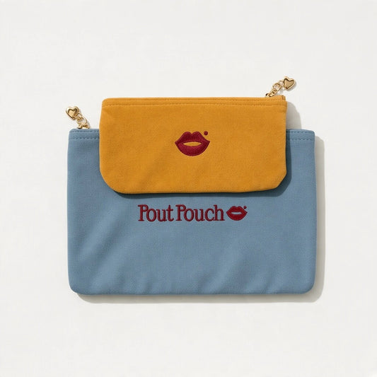 Powder Blue Medium + Mustard Mini Set