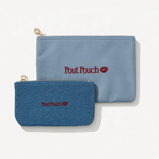 Powder Blue Medium + Vintage Denim Mini Set