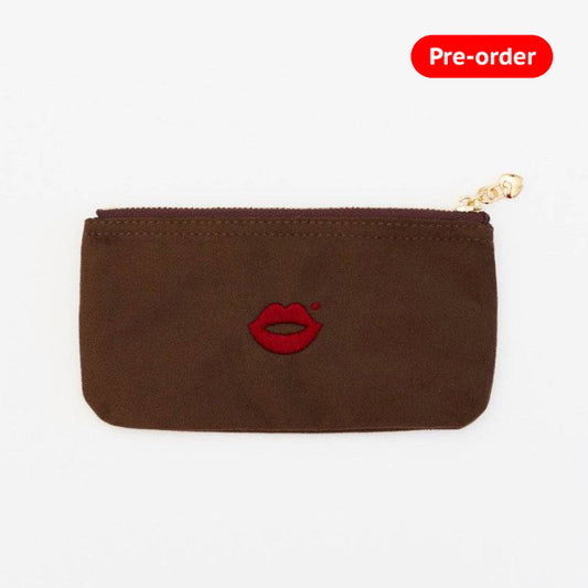 PRE-ORDER Chocolate - Mini Lipstick Pouch